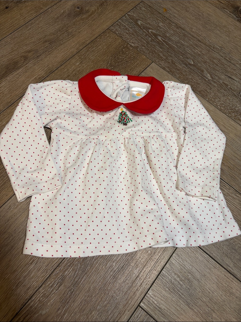 Stitchy Fish Christmas Pima Cotton Top/Dress